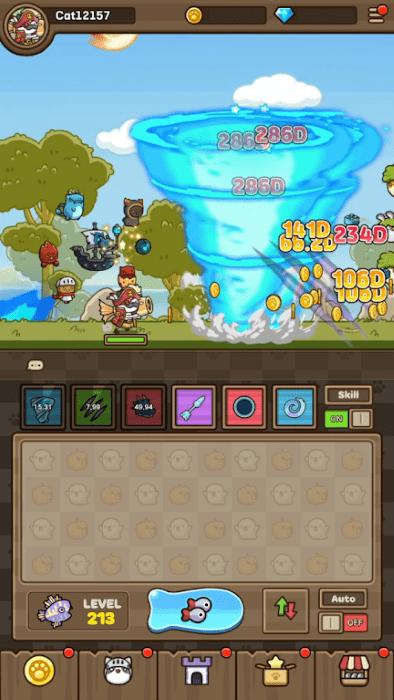 猫猫勇士游戏(cat hero)下载,猫猫勇士,放置手游,猫咪手游